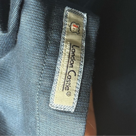 London Castle Men’s 100% Cotton Sz XL Long Sleeve Navy Button Up - Picture 5 of 8